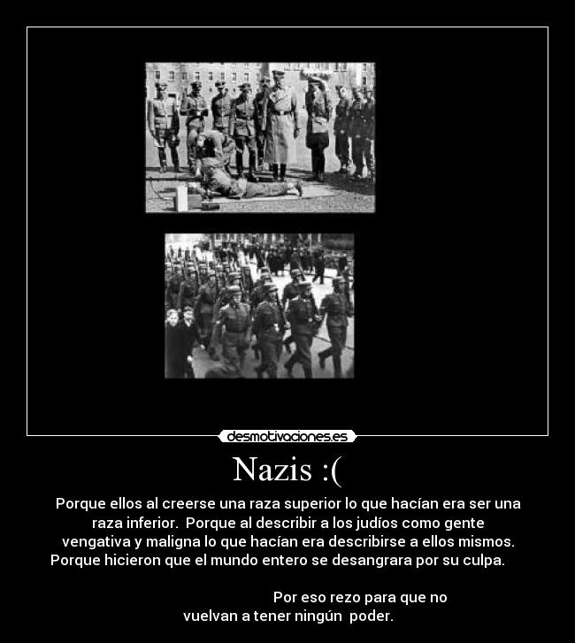 carteles kikonazos nazis poder desmotivaciones