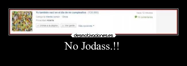No Jodass.!! -