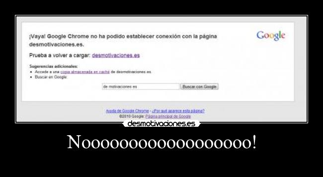 Noooooooooooooooooo! -