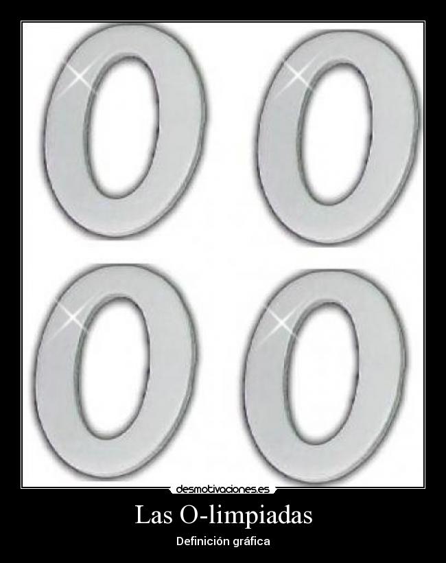 Las O-limpiadas - Definición gráfica