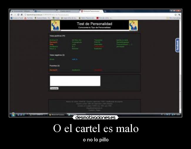 O el cartel es malo - 