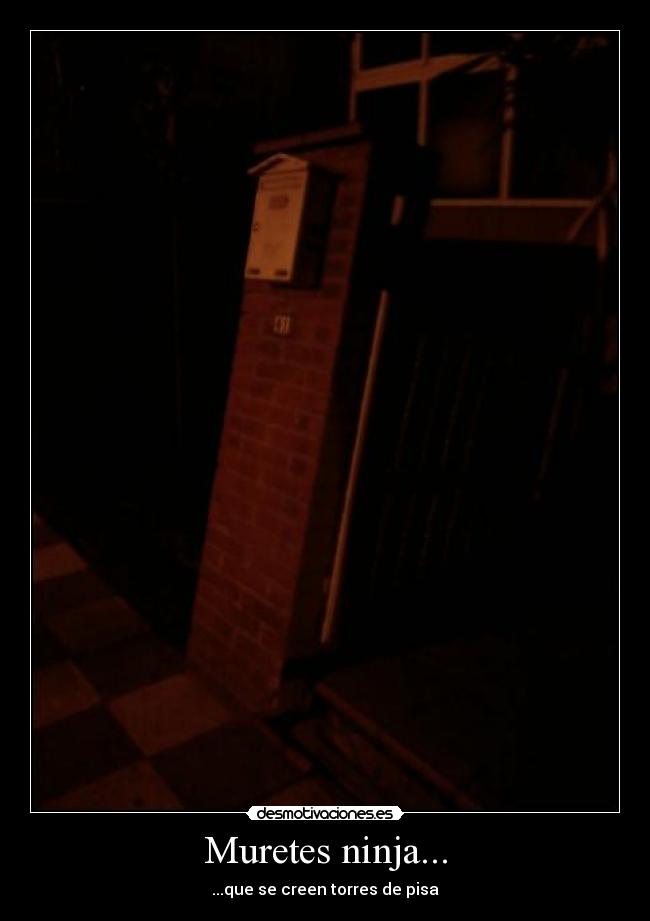 Muretes ninja... -