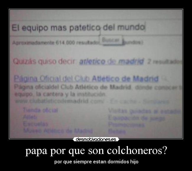papa por que son colchoneros? - 