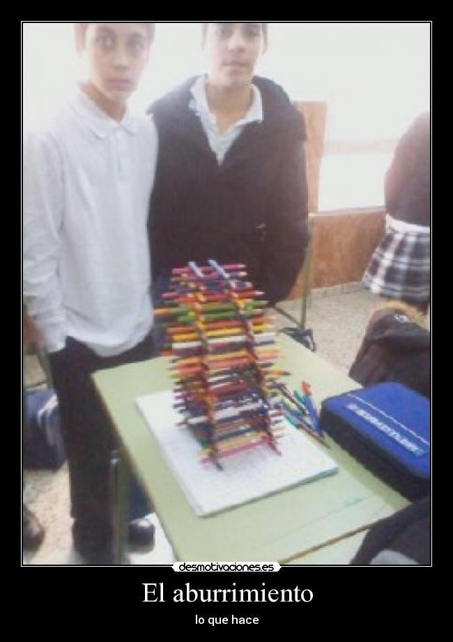 El aburrimiento - lo que hace