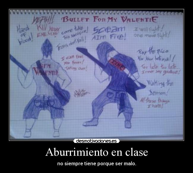 Aburrimiento en clase - no siempre tiene porque ser malo.