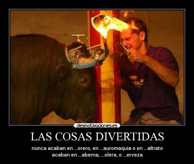 LAS COSAS DIVERTIDAS - 
