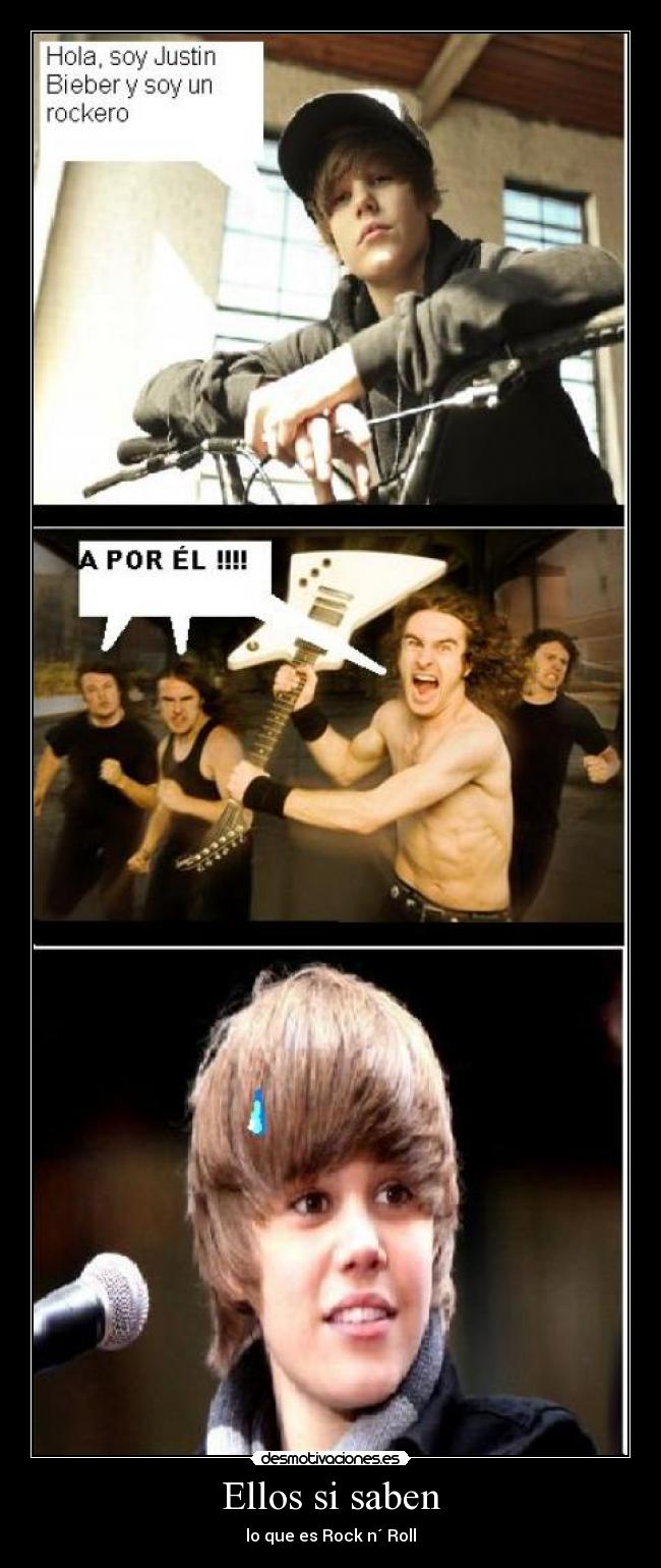 carteles justin airbourne rock desmotivaciones