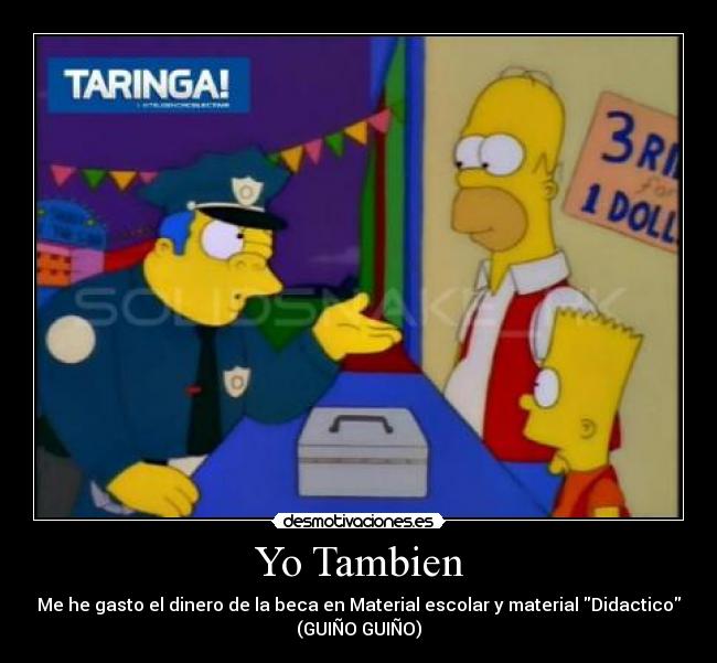 carteles guino guino doborno becas homer desmotivaciones