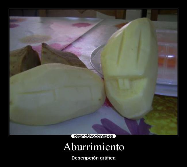 Aburrimiento - Descripción gráfica
