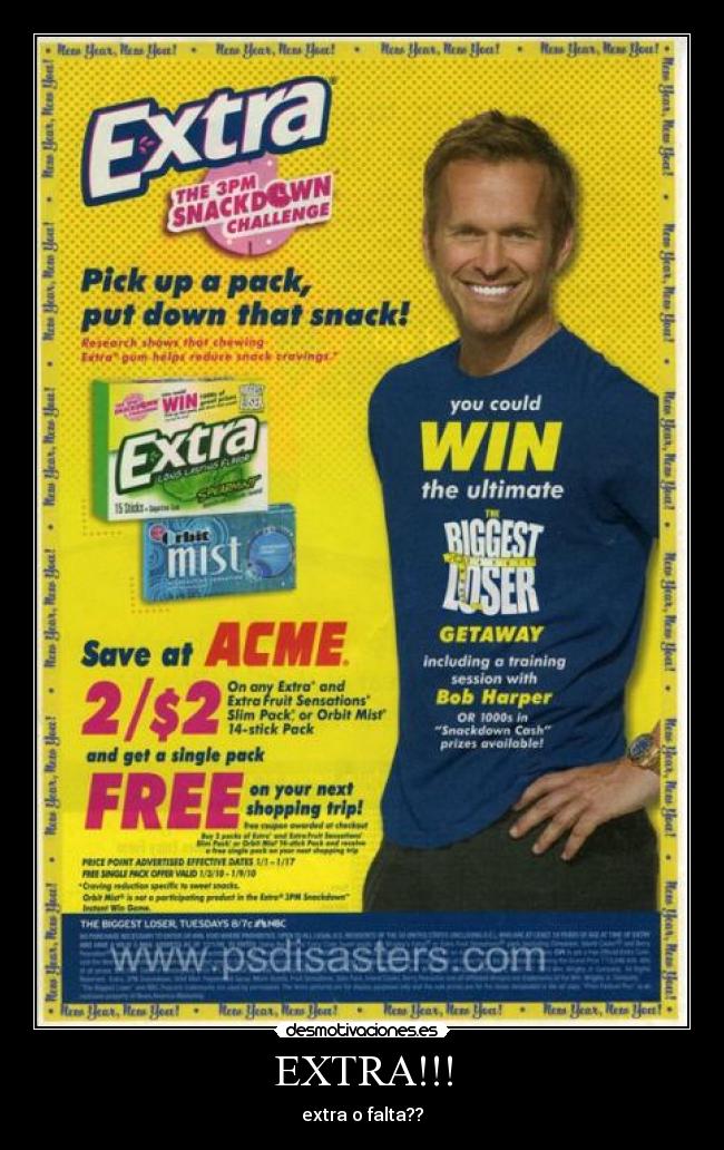 EXTRA!!! - extra o falta??