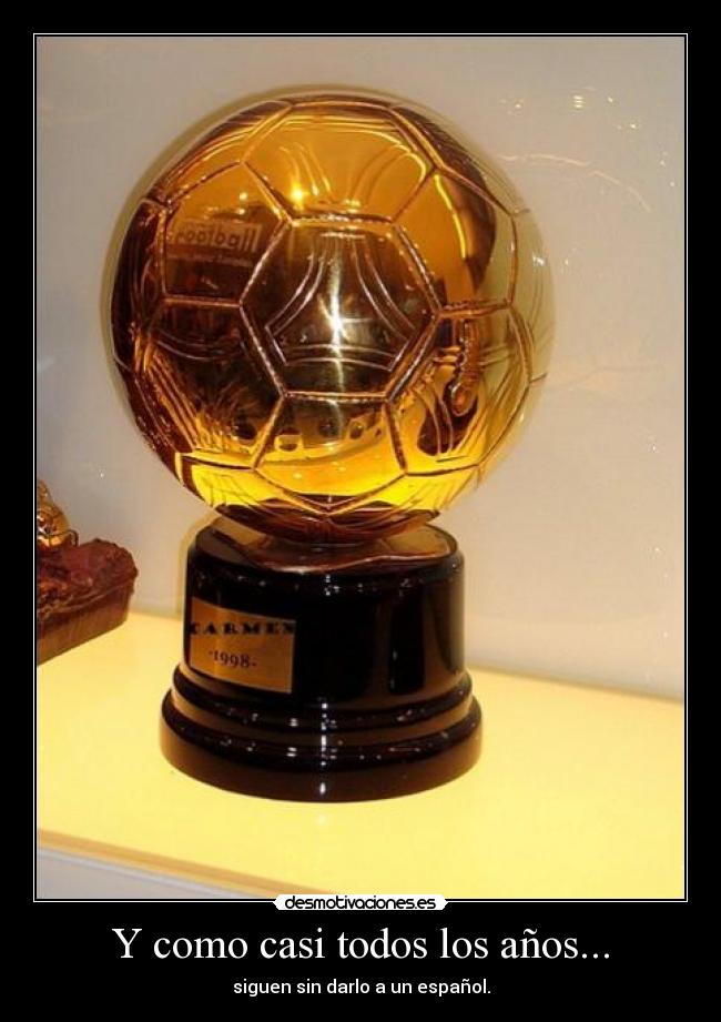 Y como casi todos los años... -