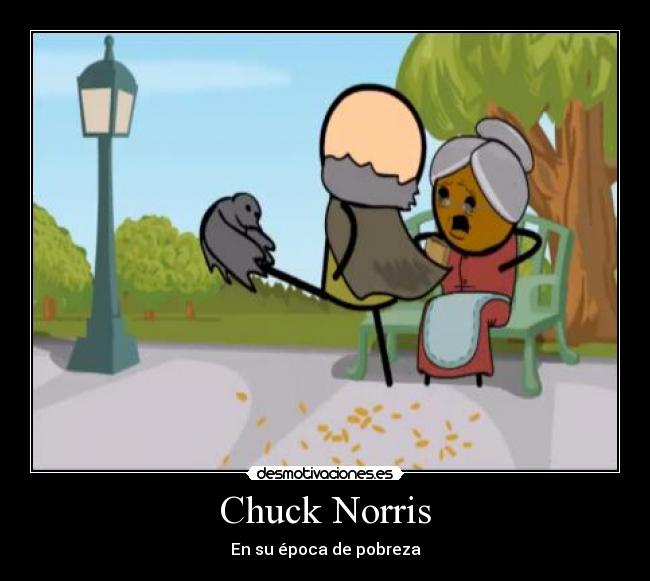 Chuck Norris - En su época de pobreza