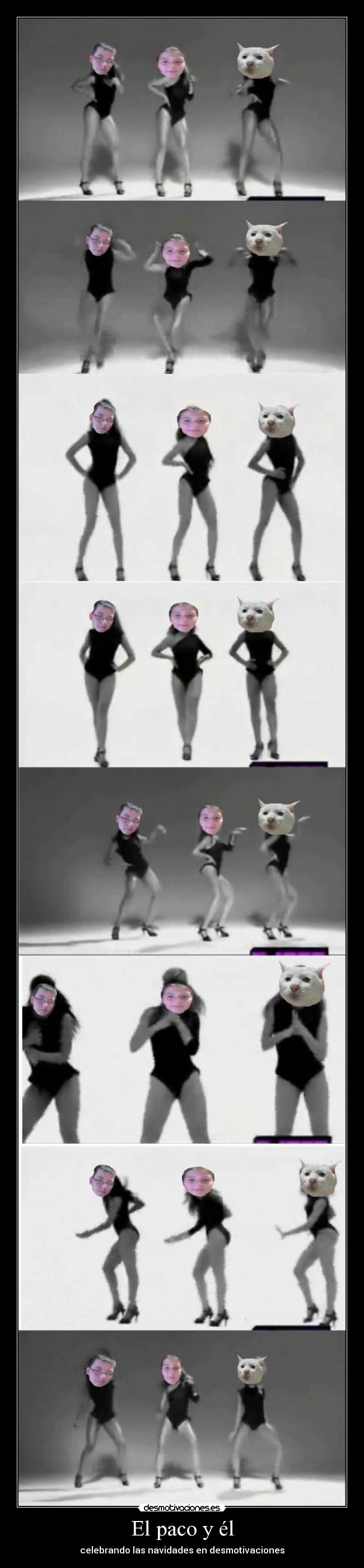 El paco y él - celebrando las navidades en desmotivaciones