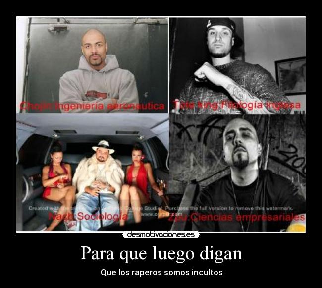 Para que luego digan -