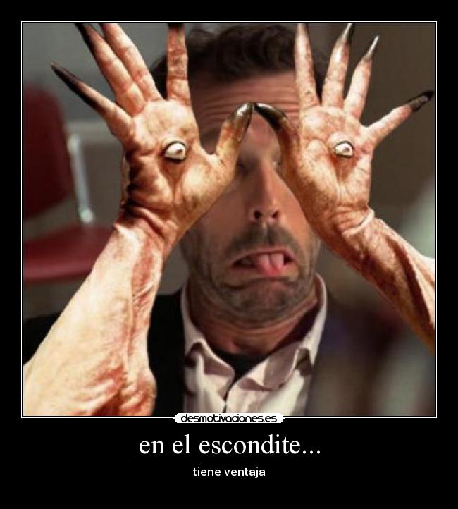 en el escondite... - 