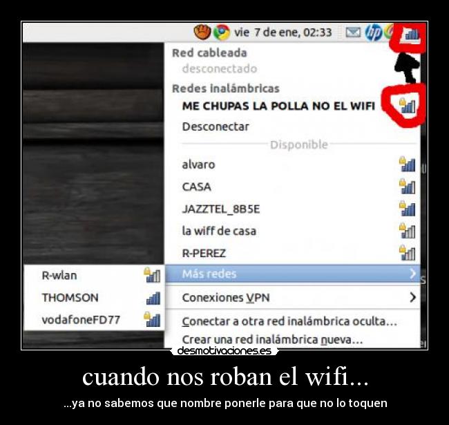 carteles wifi desmotivaciones