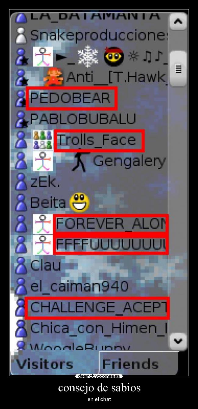 consejo de sabios - en el chat