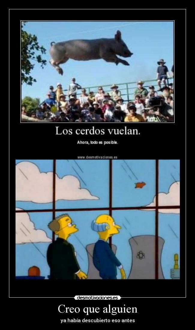 Creo que alguien - ya había descubierto eso antes