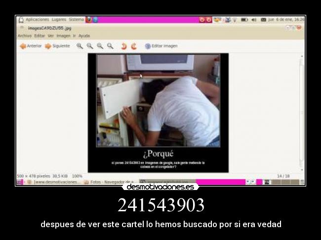 241543903 - despues de ver este cartel lo hemos buscado por si era vedad