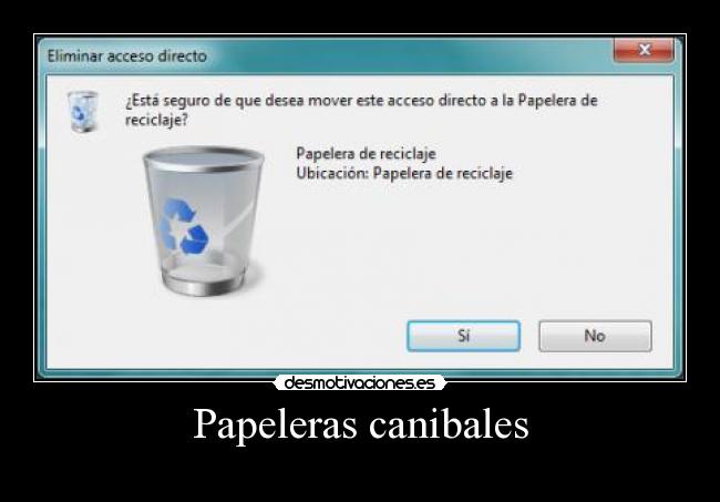 Papeleras canibales - 