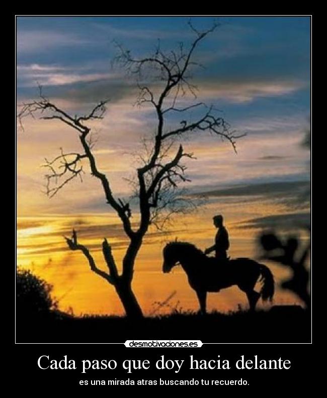 Cada paso que doy hacia delante - 