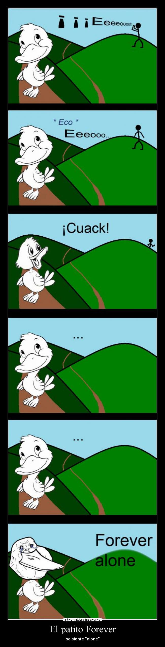 El patito Forever - se siente alone