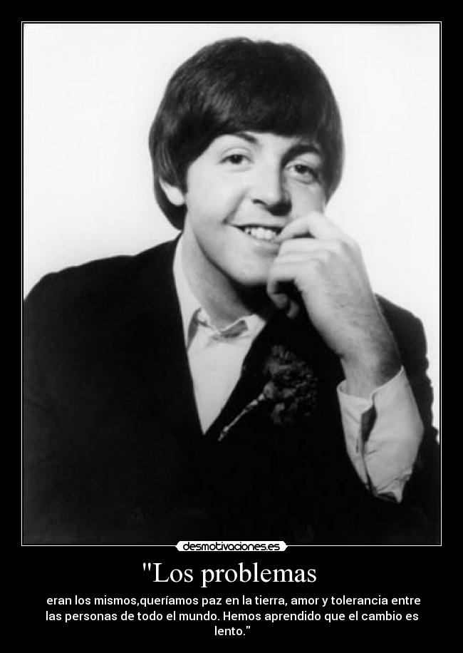 carteles problemas paul cartney desmotivaciones