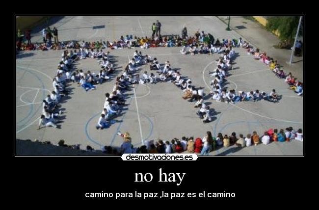 no hay -