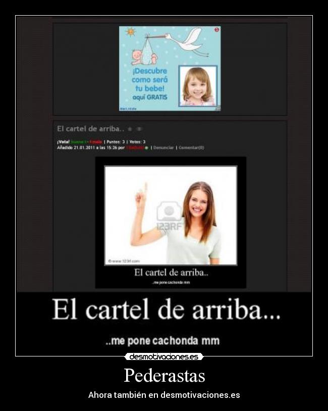 Pederastas - Ahora también en desmotivaciones.es
