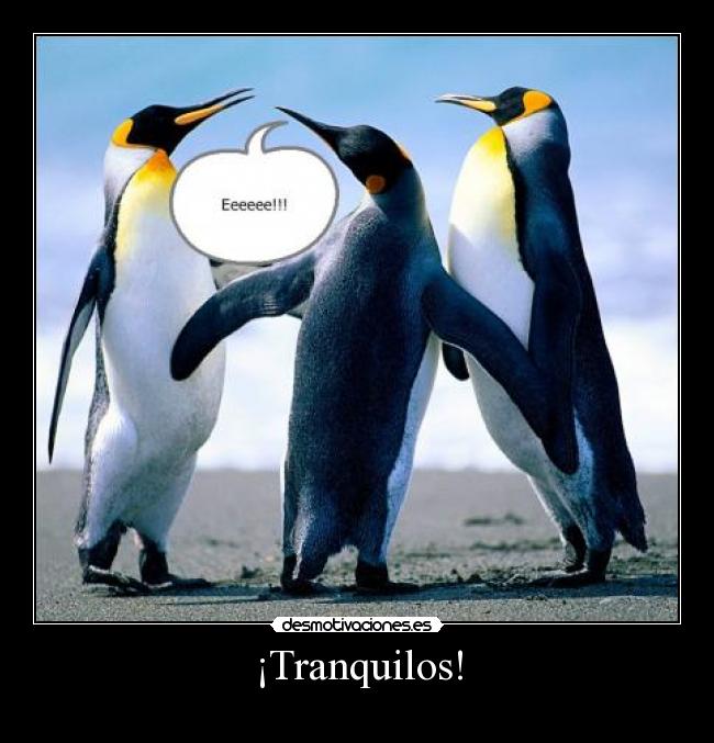 ¡Tranquilos! - 