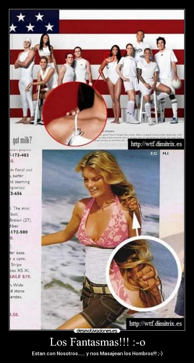 Los Fantasmas!!! :-o - Estan con Nosotros...... y nos Masajean los Hombros!!! ;-)