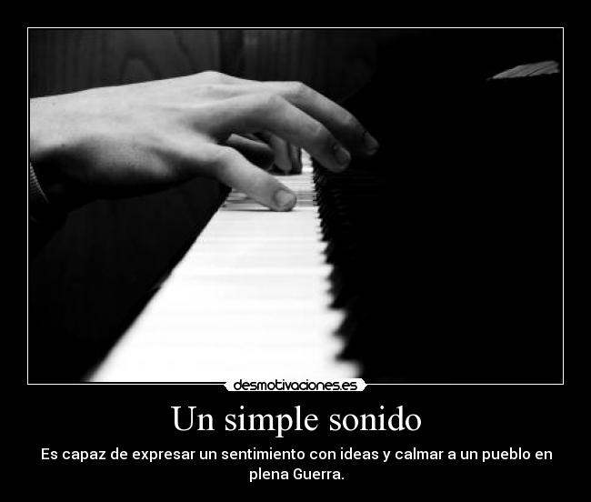 Un simple sonido - 