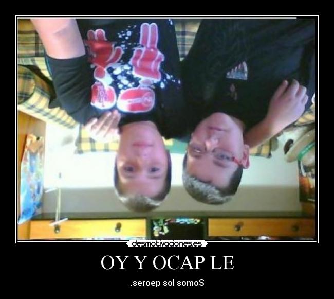 OY Y OCAP LE - .seroep sol somoS