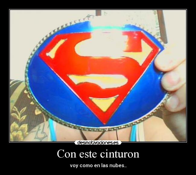 Con este cinturon -