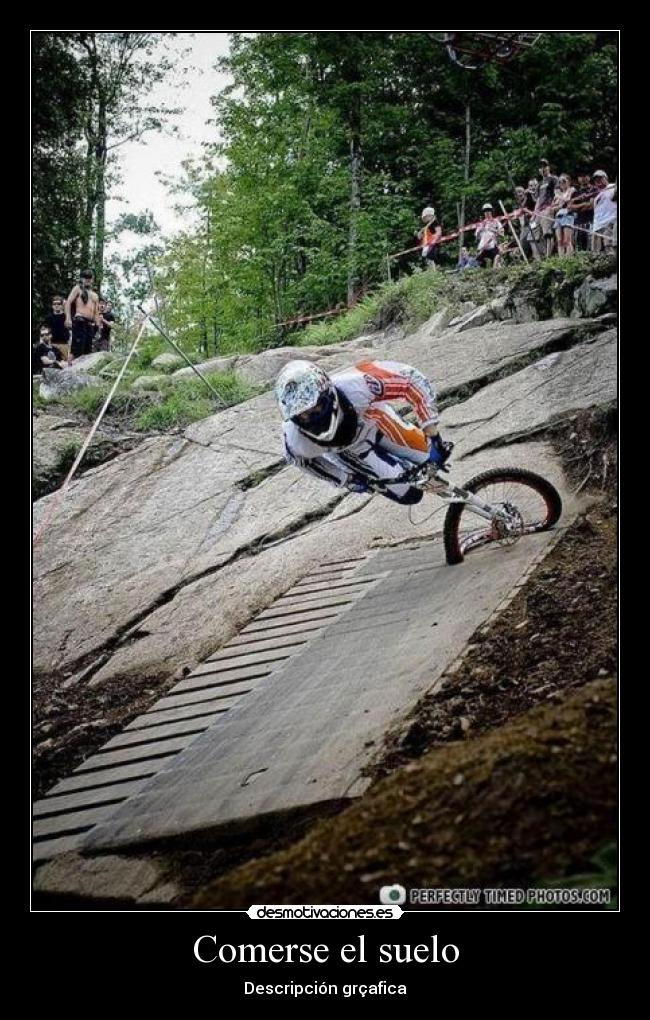 Comerse el suelo - Descripción grçafica