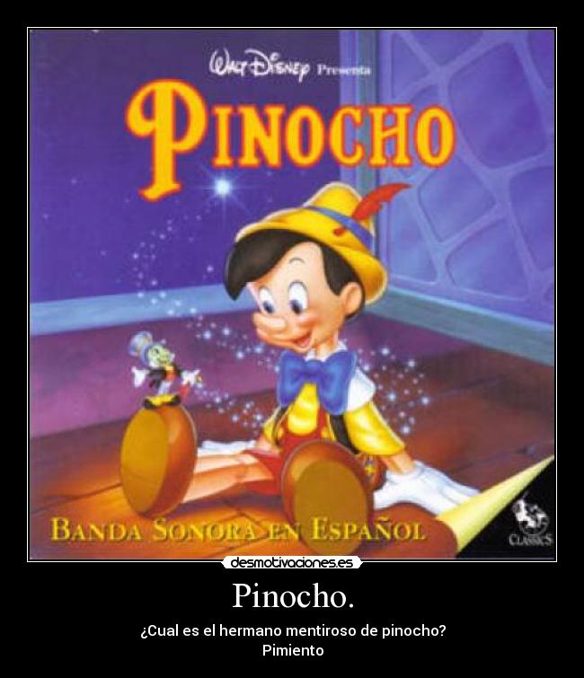 Pinocho. - 