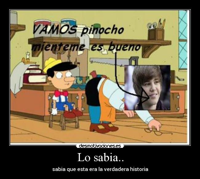 Lo sabia.. - sabia que esta era la verdadera historia