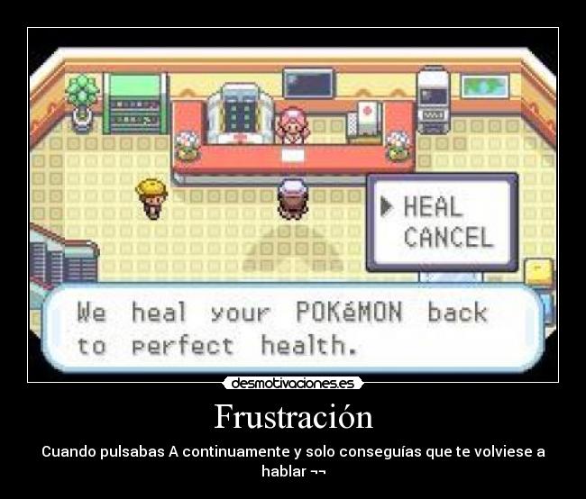 Frustración -