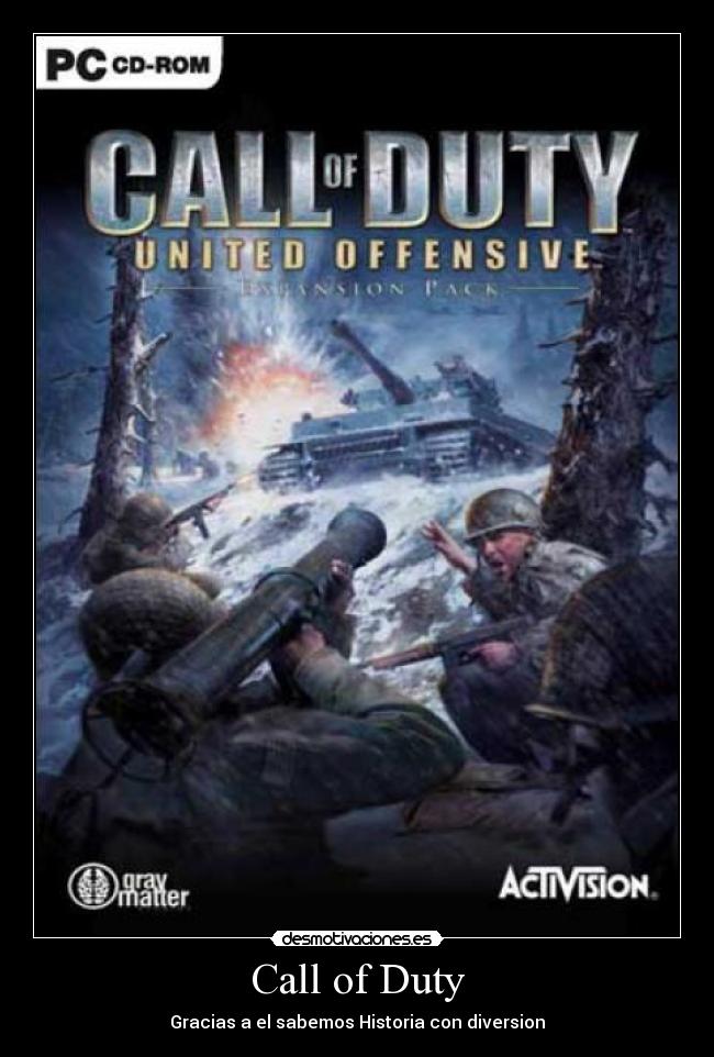 Call of Duty - Gracias a el sabemos Historia con diversion