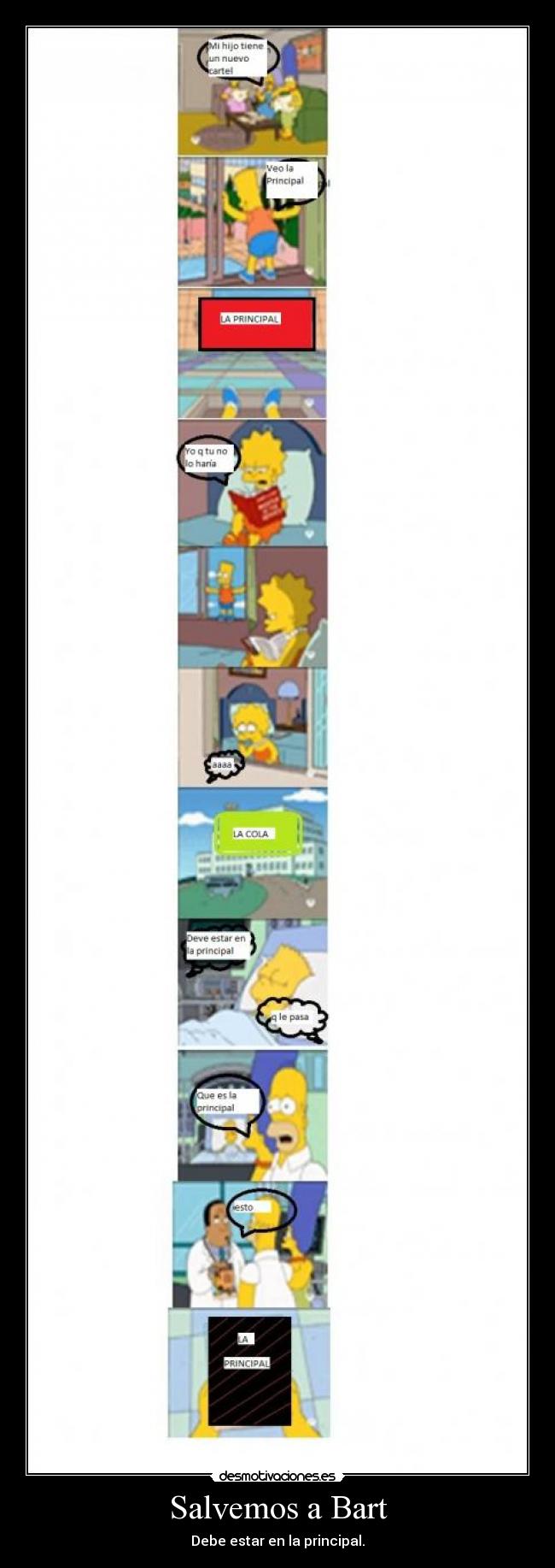 Salvemos a Bart - Debe estar en la principal.