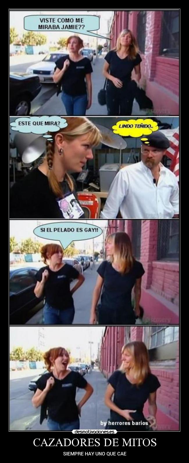 CAZADORES DE MITOS - SIEMPRE HAY UNO QUE CAE