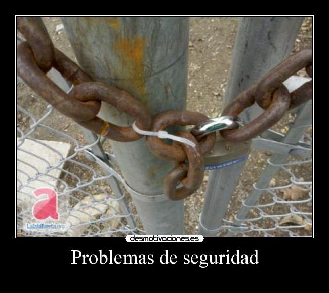 Problemas de seguridad - 