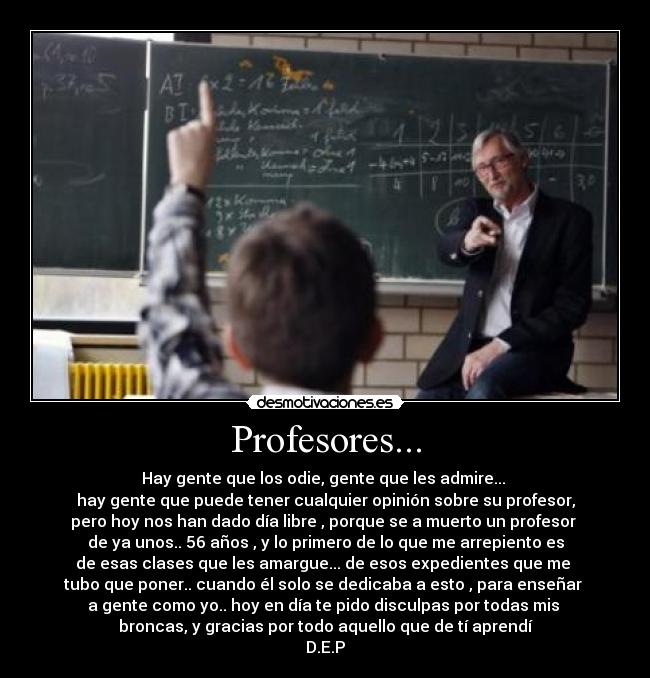 Profesores... - 