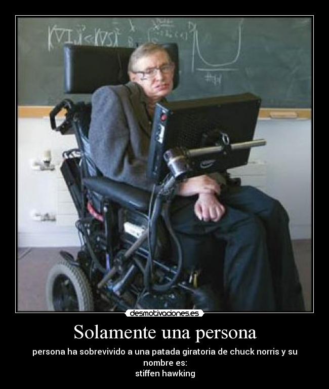 Solamente una persona - 