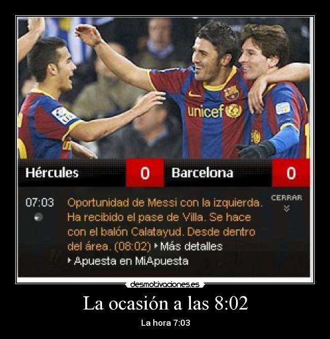La ocasión a las 8:02 - La hora 7:03