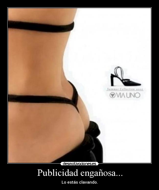 Publicidad engañosa... -