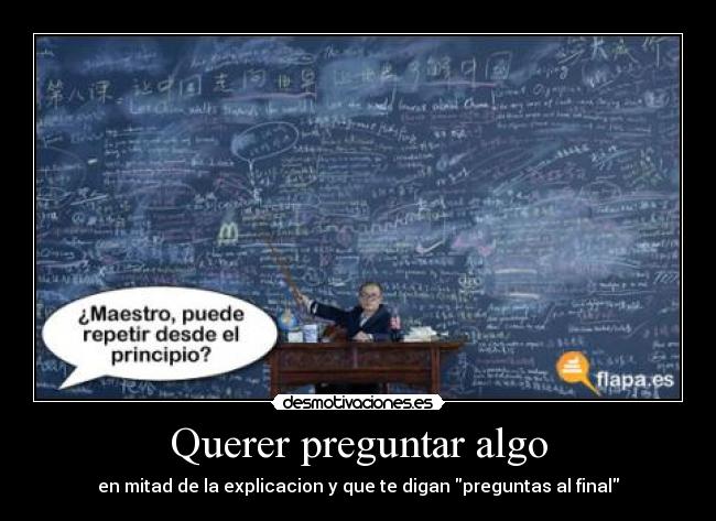 carteles preguntas desmotivaciones