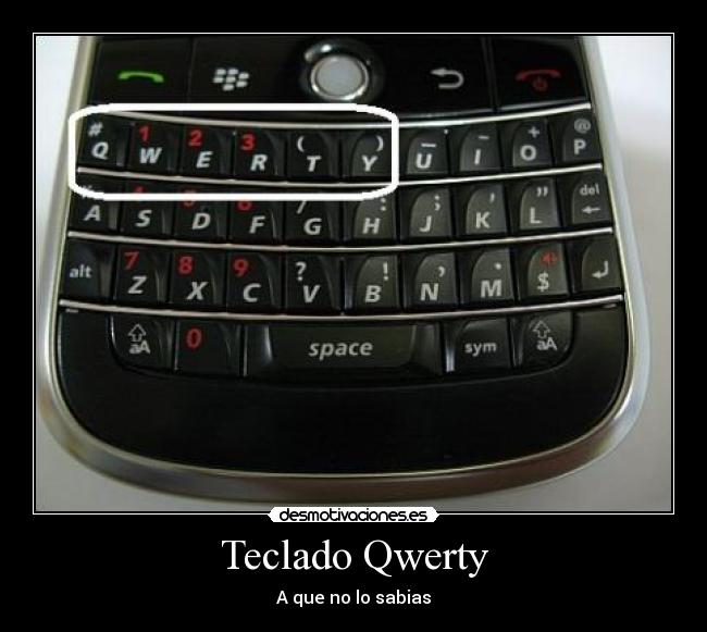 Teclado Qwerty - A que no lo sabias