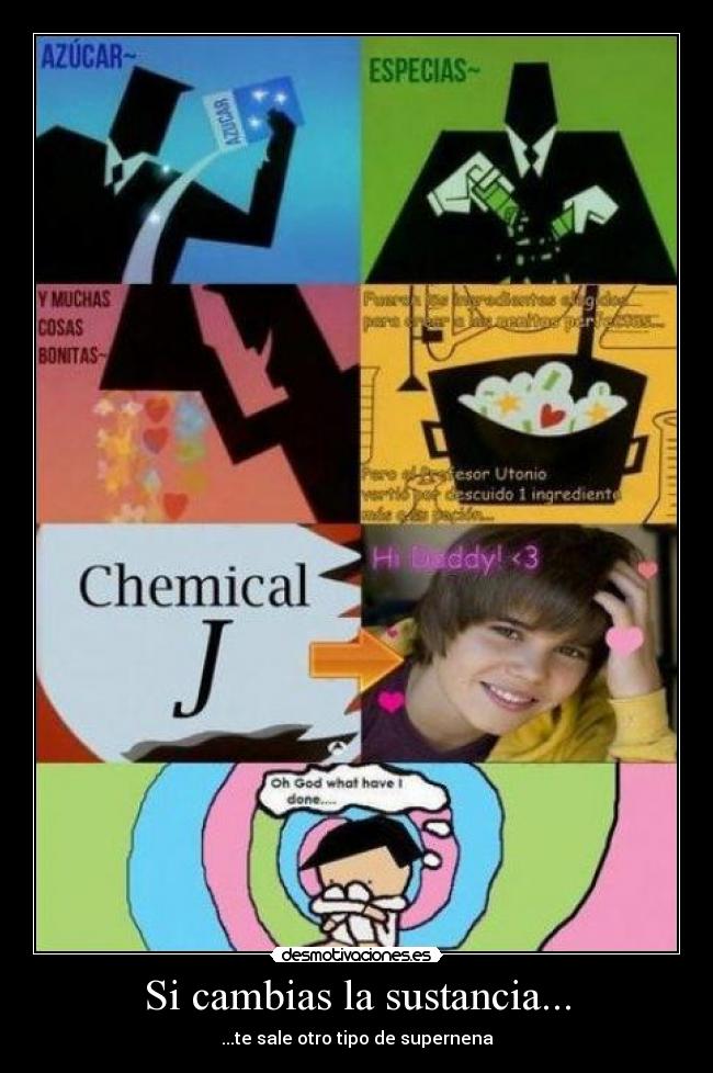 Si cambias la sustancia... - ...te sale otro tipo de supernena