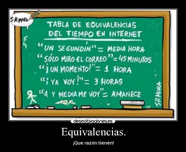 Equivalencias. -